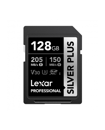 Lexar SDXC 128GB Professional SILVER Plus UHS-I U3 A2 4K V30 nr 1