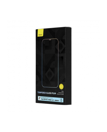 Baseus Crystal z powłoką przeciwpyłową do iPhone 14 Pro Max (2 szt.)