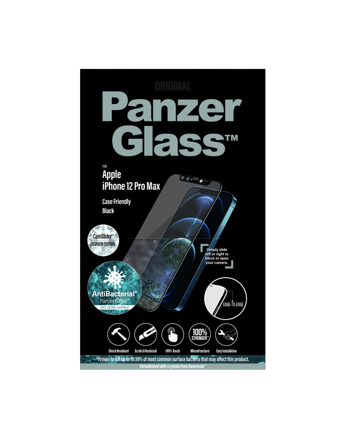 PanzerGlass CamSlider do Apple iPhone 12 Pro Max (Swarovski) główny