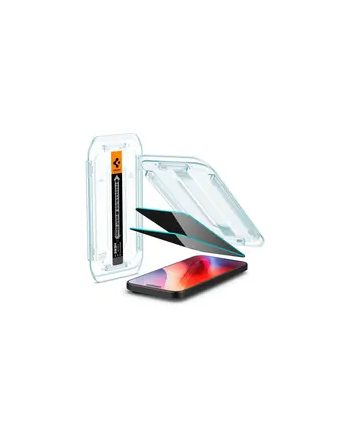Spigen GLAS.TR ”EZ FIT” 2-pak do Apple iPhone 16 Pro Max Privacy Szkło ochronne