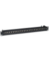 Intellinet 513487 Patch panel STP Cat5e 1U 24-porty RJ45, czarny Intellinet 513487 Patch panel STP Cat5e 1U 24-porty RJ45, czarny - nr 2