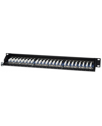 Intellinet 513487 Patch panel STP Cat5e 1U 24-porty RJ45, czarny Intellinet 513487 Patch panel STP Cat5e 1U 24-porty RJ45, czarny