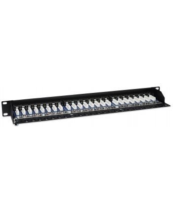 Intellinet 513487 Patch panel STP Cat5e 1U 24-porty RJ45, czarny Intellinet 513487 Patch panel STP Cat5e 1U 24-porty RJ45, czarny