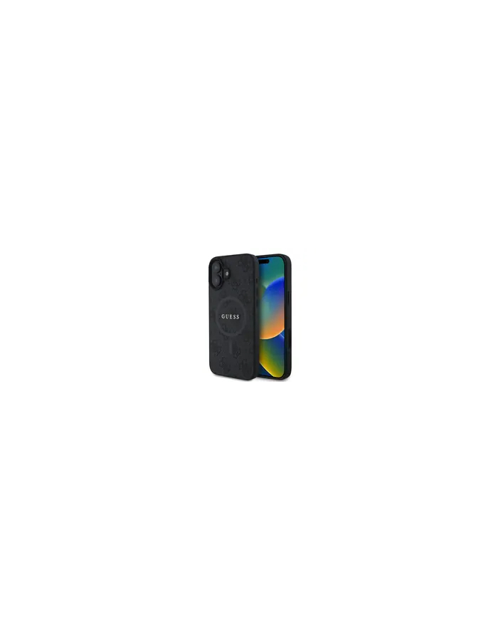 Guess Ring Classic Logo do iPhone 16 czarny główny
