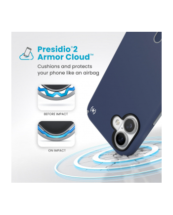 Speck Presidio2 Pro ClickLock ' MagSafe do iPhone 16 Plus granatowy