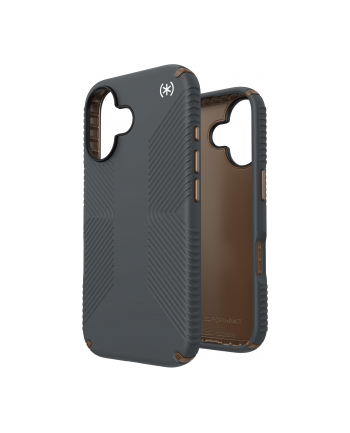 Speck Presidio2 Grip do iPhone 16 szary