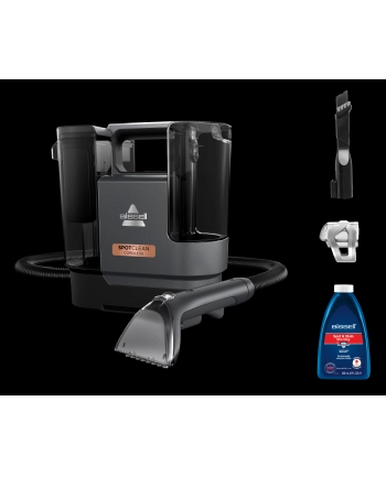 Bissell SpotClean Cordless 3681N Pojemność zbiornika na czystą wodę [l]: 0,9 | Pojemność zbiornika na wodę brudną [l]: 0,8 | Czas pracy [min]: 35 w trybie eco, 20 w trybie turbo