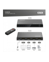 digitus Przełącznik/Switch 4K HDMI 3x1, 60Hz HDCP 2.3, pilot, Czarny - nr 39