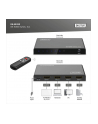 digitus Przełącznik/Switch 8K HDMI 3x1, 60Hz (4:4:4), HDR, HDCP 2.3, pilot, Czarny - nr 49