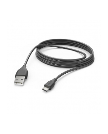 Hama microUSB 3m biały Hama | kabel ładujący | micro USB | 3M | czarny nr 1