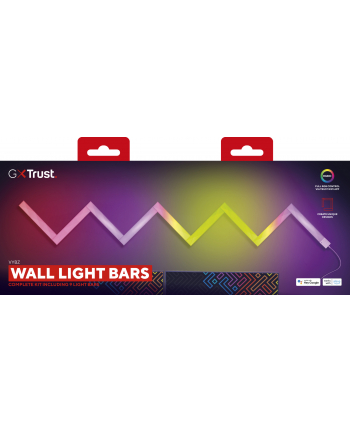 trust Paski świetlne GXT905 VYBZ RGBIC WALL LIGHT BARS