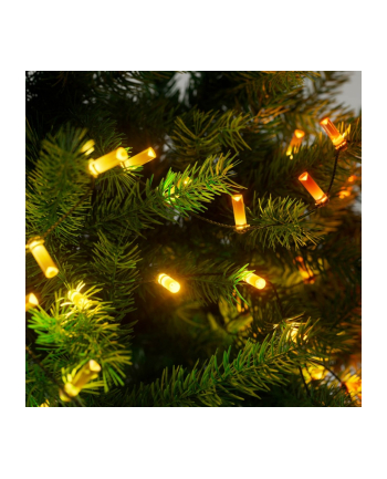 twinkly Inteligentne lampki dekoracyjne Strings USB-C (Candies) 100 LED RGB, świece, przezroczysty przewód, 6 m