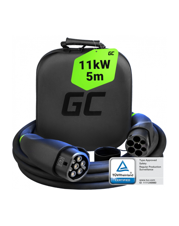 Kabel EV Green Cell GC Snap Type 2 11kw 5m główny