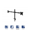 Uchwyt biurkowy na dwa monitory Akyga AK-MB-02 ramiona 2x10kg VESA 75x75mm / 100x100mm 15-32'' - nr 1