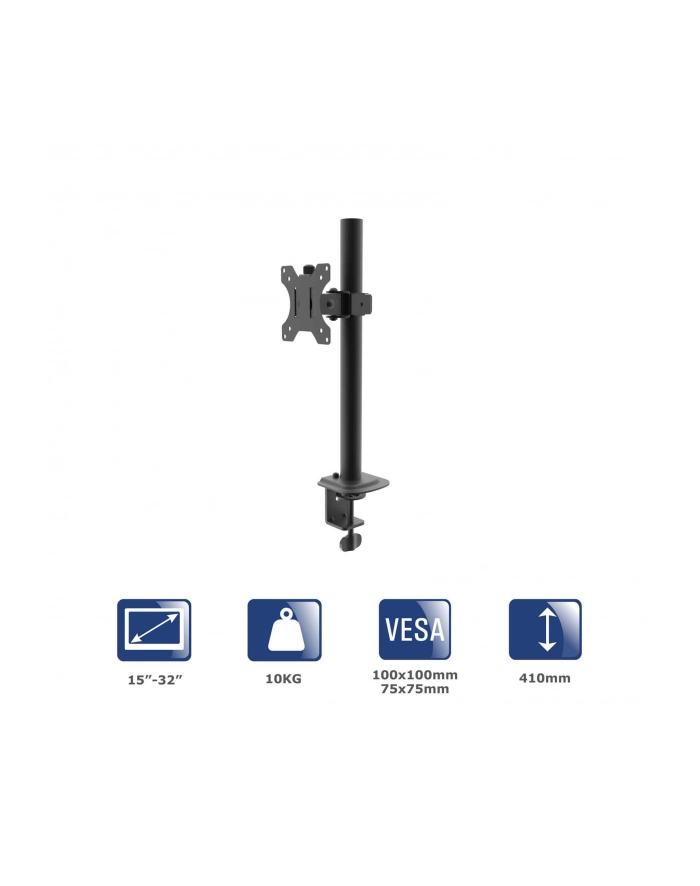 Uchwyt biurkowy do monitora Akyga AK-MB-03 ramię 10kg VESA 75x75mm / 100x100mm 15-32'' główny