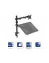 Uchwyt biurkowy do monitora i laptopa Akyga AK-MB-04 regulowane ramię 10kg VESA 75x75mm / 100x100mm 15-32'' - nr 1