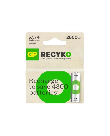 Akumulatorki AA/R6 GP ReCyko Ni-MH 2600mAh - 4 sztuki