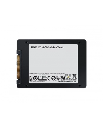 Samsung PM9A3 384TB 25''; U2 SSD PCIe 40 x4 Read Intensive DWPD 1 MZQL23T8HCLS-00A07