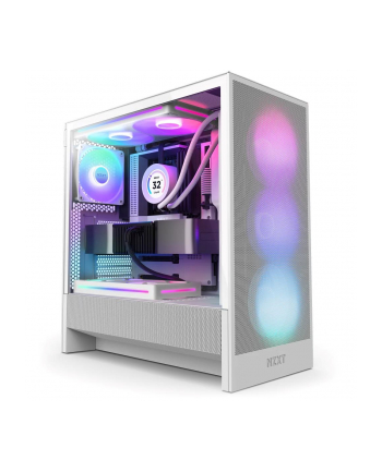Obudowa NZXT H5 Flow RGB (2024) Midi Tower z oknem Biała nr 1