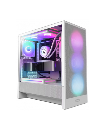 Obudowa NZXT H5 Flow RGB (2024) Midi Tower z oknem Biała