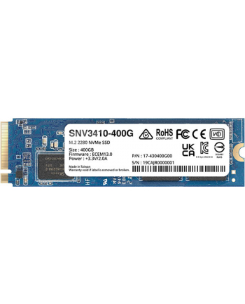  Dysk SSD M.2 NVME do serwerów Synology SNV3410-400G