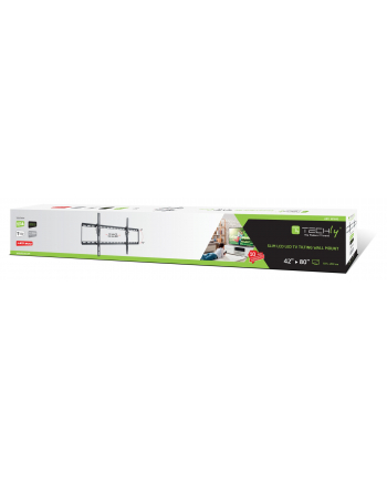 Uchwyt ścienny LCD/LED Techly 42''-80'', 60 kg slim
