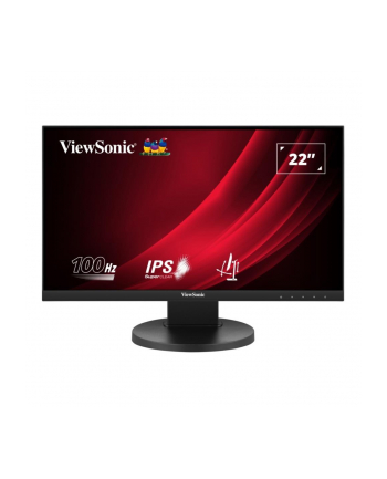 viewsonic europe Monitor ViewSonic 21,5'' VG2208A Ergonomic Monitor IPS FHD 100Hz HDMI DP HUB USB głośniki