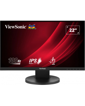 viewsonic europe Monitor ViewSonic 21,5'' VG2208A Ergonomic Monitor IPS FHD 100Hz HDMI DP HUB USB głośniki