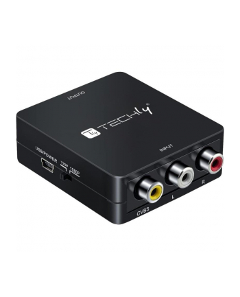 Konwerter Techly AV Composite video i audio 3x RCA na HDMI 1080p