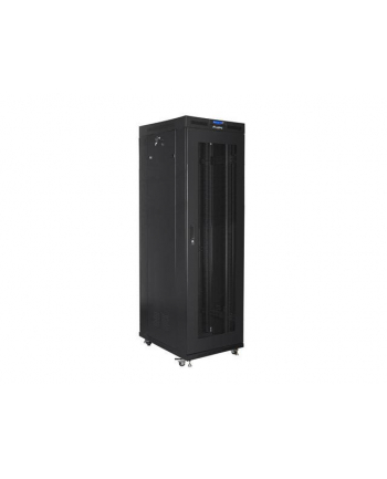 Szafa instalacyjna Rack stojąca 19'' 42U 800x800 Drzwi perforowane czarna Lanberg LCD (flat pack)