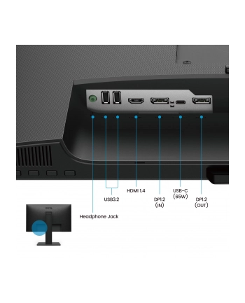BENQ BL2786TC 27inch IPS FHD 250cd/m2 5ms HDMIx2 DP USB-C PD65W Daisy Chain Speakers Pivot
