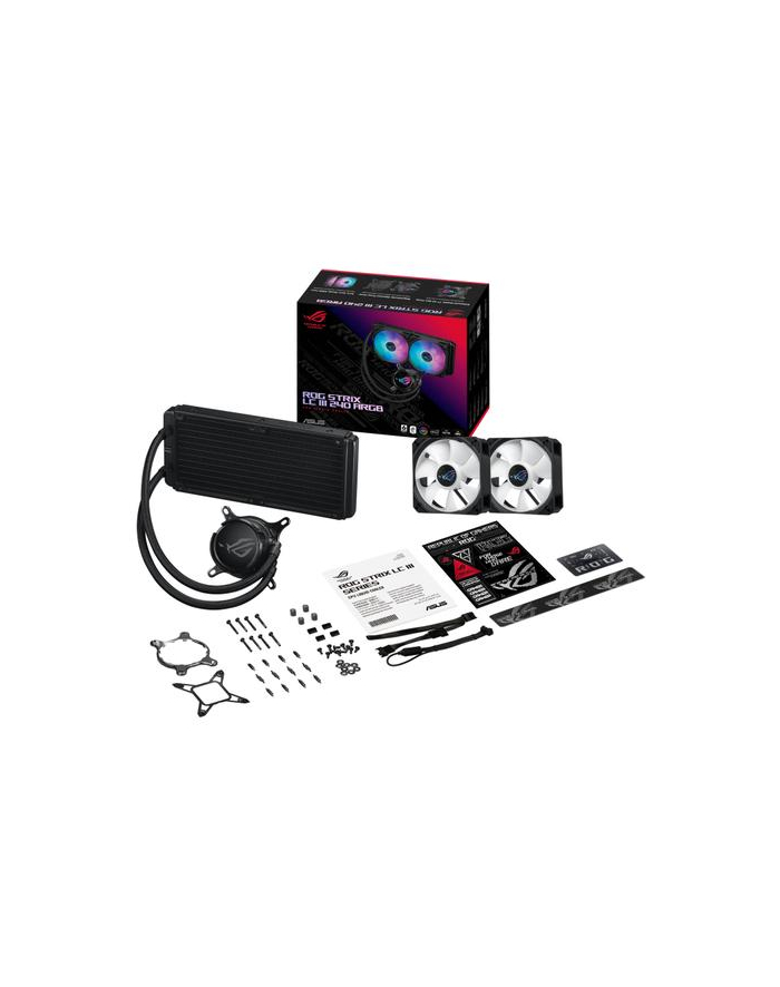 asus System chłodzenia ROG Strix LC III 240 LCD/2x120mm/ARGB/Czarny główny