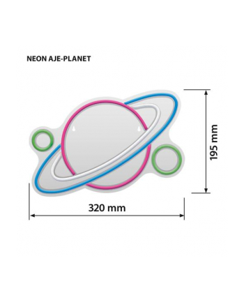 Neon LED Activejet AJE-NEON PLANET nr 2