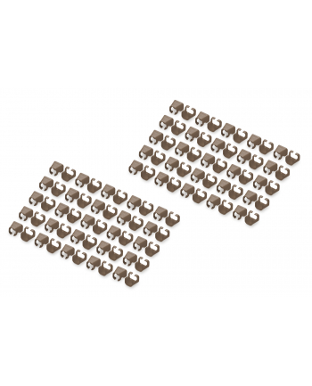 DIGITUS Color clips for Patch cable - Brown