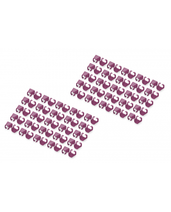 DIGITUS Color clips for Patch cable - Magenta