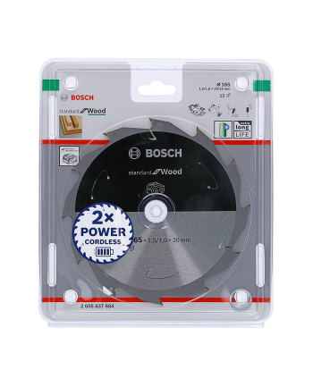 bosch powertools Bosch circular saw blade SfW 165x20 / 16x1.5 / 1.0x12T - 2608837684