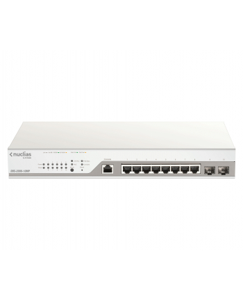 D-LINK Nuclias Cloud Switch Smart+ L2 with 1year Free License 8 Gigabit PoE/PoE+ ' 2 SFP ports PoE budget 130