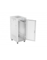 Szafa instalacyjna Rack stojąca 19'' 27U 600x800 szara drzwi perforowane LCD Lanberg (flat pack) - nr 4