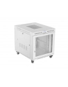 Szafa instalacyjna Rack stojąca 19'' 15U 800x1000 Drzwi Perforowane szara Lanberg (flat pack) LCD - nr 12