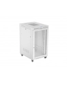 Szafa instalacyjna Rack stojąca 19'' 27U 800x1000 Drzwi Perforowane szara Lanberg (flat pack) LCD - nr 12