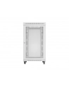 Szafa instalacyjna Rack stojąca 19'' 27U 800x1000 Drzwi Perforowane szara Lanberg (flat pack) LCD - nr 8