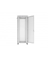Szafa instalacyjna Rack stojąca 19'' 42U 800x1000 szara drzwi perforowane LCD Lanberg (flat pack) - nr 6