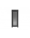 Szafa instalacyjna Rack stojąca 19'' 42U 800x800 Drzwi perforowane czarna Lanberg LCD (flat pack) - nr 11