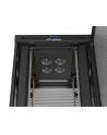 Szafa instalacyjna Rack stojąca 19'' 42U 800x800 Drzwi perforowane czarna Lanberg LCD (flat pack) - nr 14