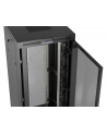 Szafa instalacyjna Rack stojąca 19'' 42U 800x800 Drzwi perforowane czarna Lanberg LCD (flat pack) - nr 6
