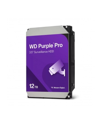 Dysk twardy HDD WD Purple Pro 12TB 3,5'' SATA WD122PURP