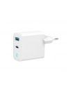 gembird Ładowarka USB-A/C GaN LED 30W PD QC3.0 biała - nr 1