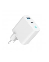 gembird Ładowarka USB-A/C GaN LED 30W PD QC3.0 biała - nr 6