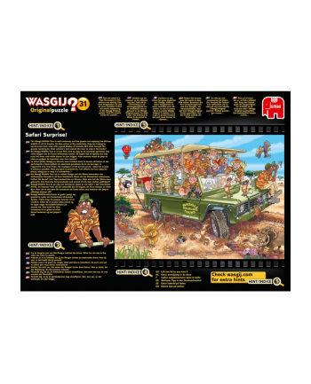 Jumbo Wasgij Original 31 Puzzle Niespodzianka Na Safari 1000El.