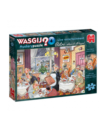 Jumbo Puzzle Wasgij Mystery Retro 4 Rozrywka Na Żywo 1000El.